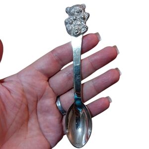 Silver Teddy Bear Spoon